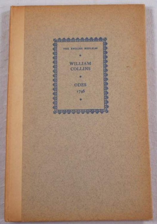Odes on Several Descriptive and Allegoric Subjects. The English Replicas Series