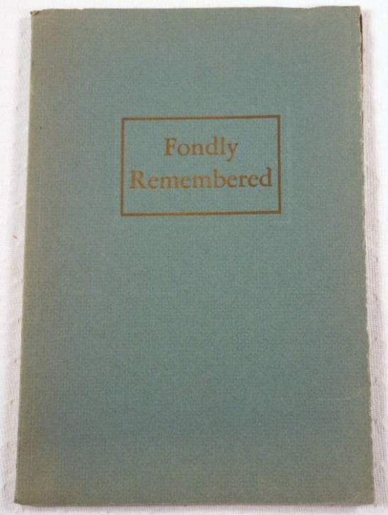 Fondly Remembered. Suffield Academy
