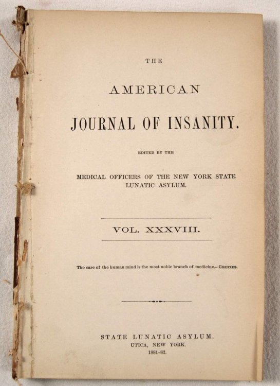 Image for The Guiteau Trial. Vol. XXXVIII, American Journal of Insanity The Guiteau Trial. Vol. XXXVIII, American Journal of Insanity
