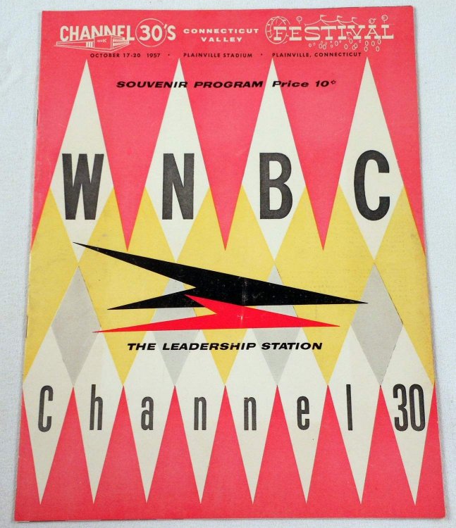 Channel 30's Connecticut Valley Festival Souvenir Program 1957