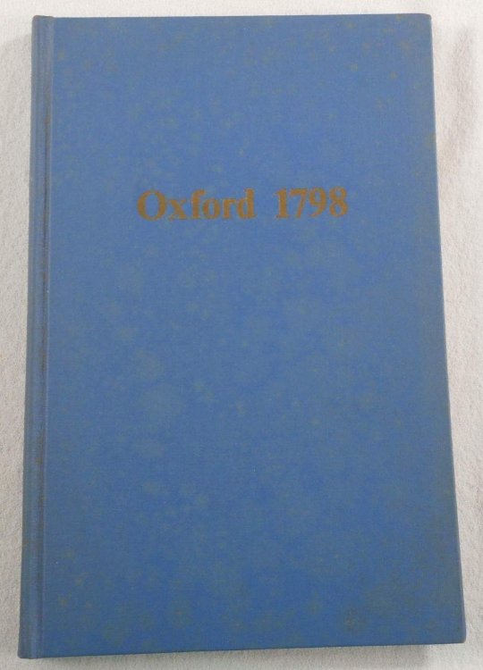 Oxford 1798. To Celebrated the Dodrasquicentennial of the Town, October 20, 1798. [Connecticut]