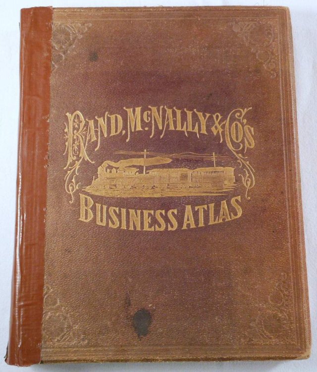 Rand, McNally & Co.'s Business Atlas. Containing Large Scale Maps of Each State and Territory of the United States.; And a Ready Reference Index Showing.Entire Railroad System of North America