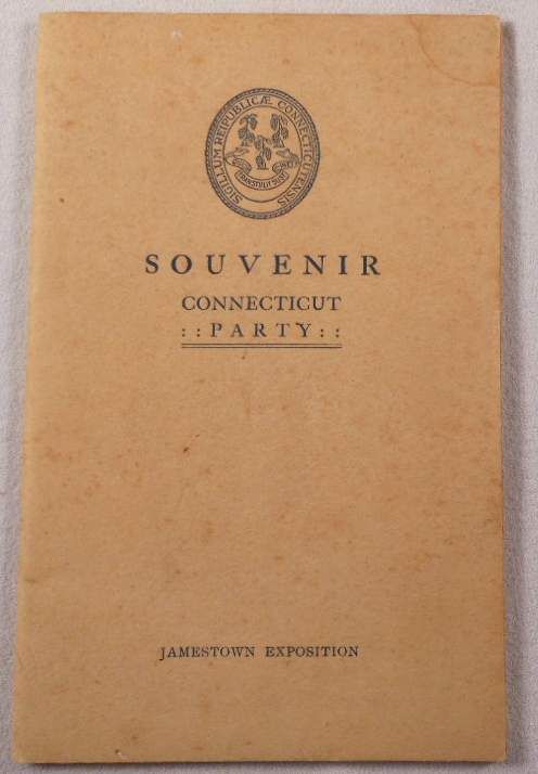Songs for the Use of the Connecticut Party Accompanying Governor Rollin S. Woodruff on Jamestown Trip Oct. 13th-20th, 1907