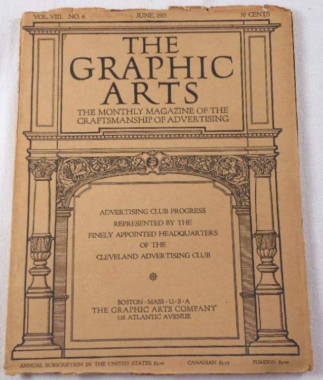 The Graphic Arts. Volume VIII, Number 6, June 1915. Magazine