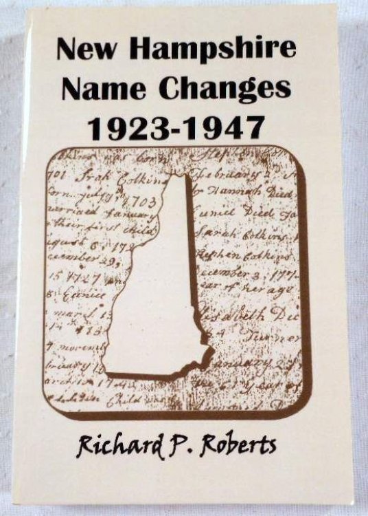 New Hampshire Name Changes, 1923-1947