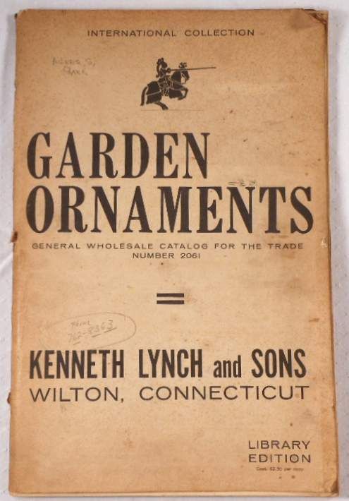 Garden Ornaments. General Wholesale Catalog for the Trade Number 2061. International Collection