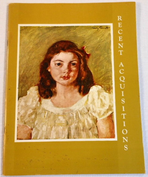 Recent Acquisitions: Important American Paintings. Winter 1969