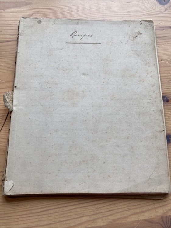 1908 Commonplace Book w/ Recipes, Poetry, Histories, Etc