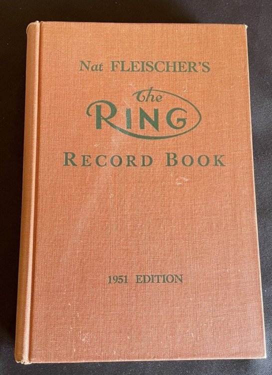 1951 Nat Fleischer's Boxing Encyclopedia The Ring Record Book