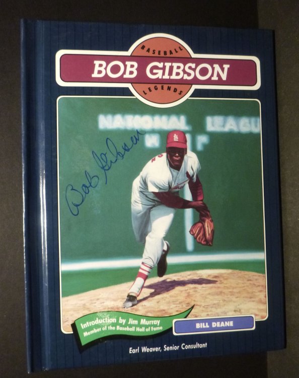 Bob Gibson (Baseball Legends) - Signed