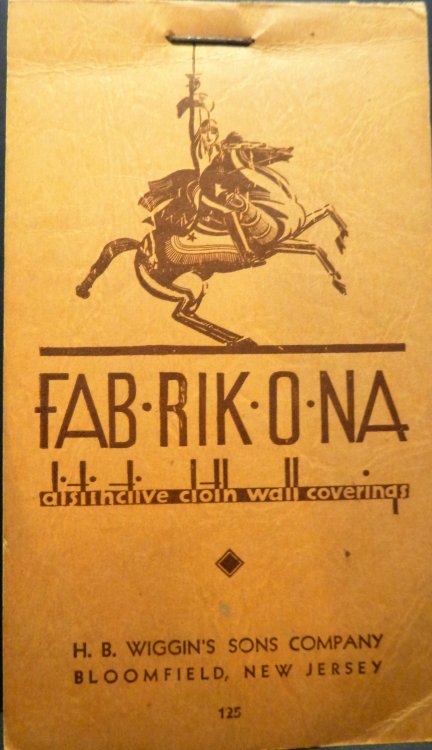 FAB-RIK-O-NA Dictinctive Wall Coverings - Sample Book