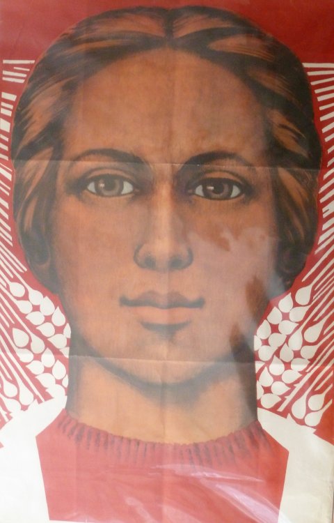 Soviet Poster Praising Collective Farms