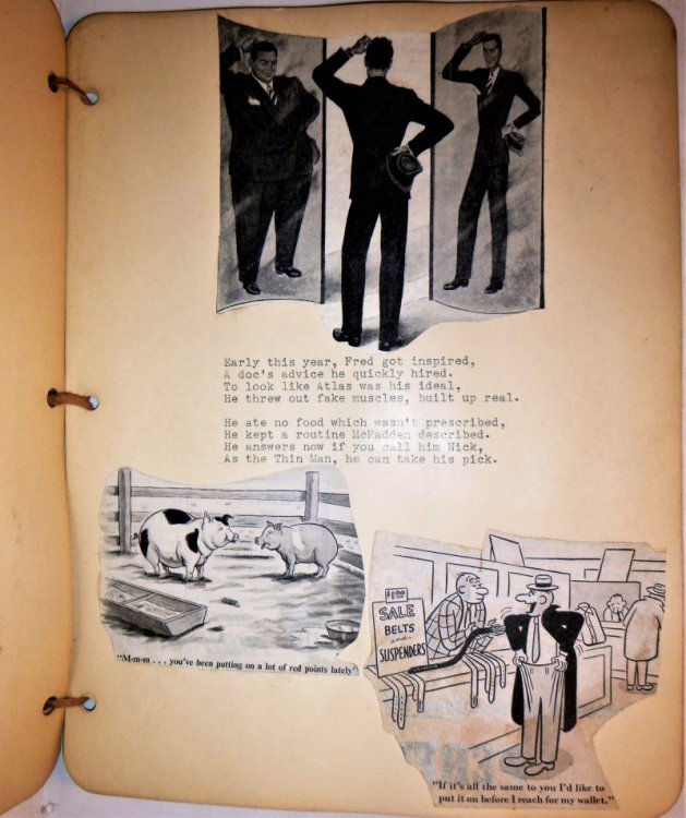 1946 Birthday Book For 'Freddy the Plug'