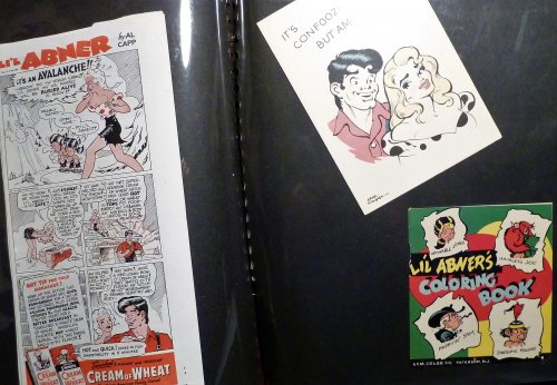 1940' -1950's Li'l Abner Comic Strips and Ephemera