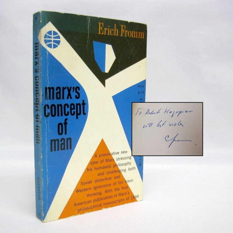 'Marx's Concept of Man' - Signed 1st Edition