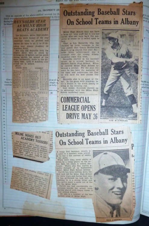 1920's-1930's Albany NY Amateur Baseball & Amateur Sports