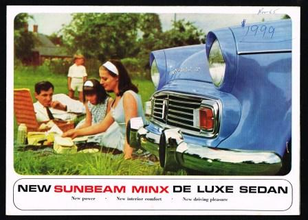 New Sunbeam Minx De Luxe Sedan [1965]