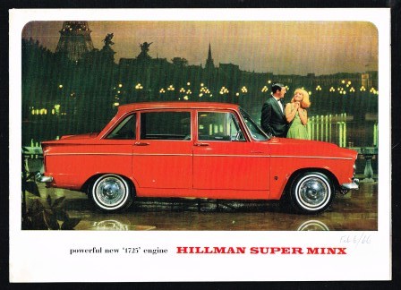 Powerful New '1725' Engine Hillman Super Minx