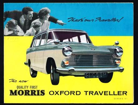 The New Quality First Morris Oxford Traveller, Series VI, 1962