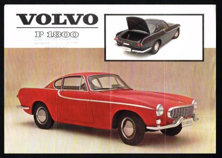 Volvo P 1800: 1962 Auto Sales Literature