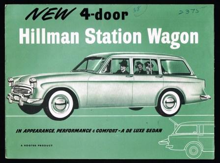 New 4-Door Hillman Station Wagon [1958]