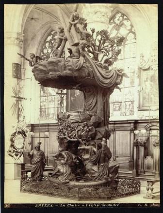 Anvers; La Chaire a l'Eglise St. Andre - Photograph