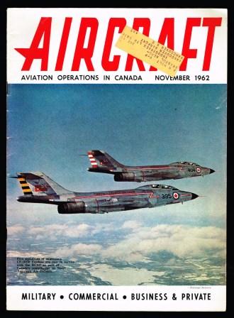Aircraft; Aviation Operations in Canada - November, 1962