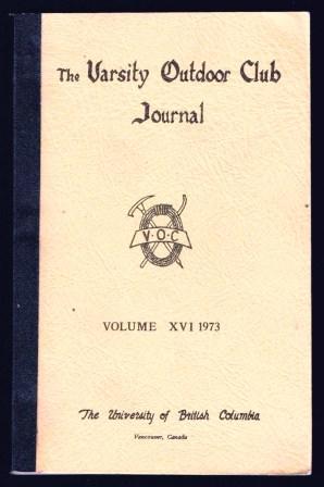 The Varsity Outdoor Club Journal: Volume XVI