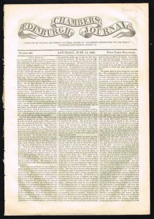 Chambers' Edinburgh Journal; June 13, 1840