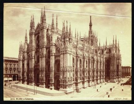 Photograph of Milan Cathedral, circa 1870s