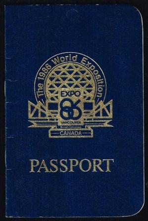 The 1986 World Exposition; Passport