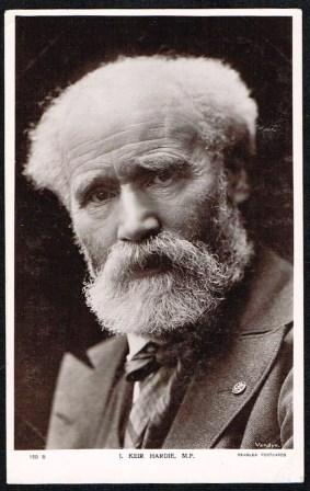 J. Keir Hardie, M.P.; Real Photo Postcard