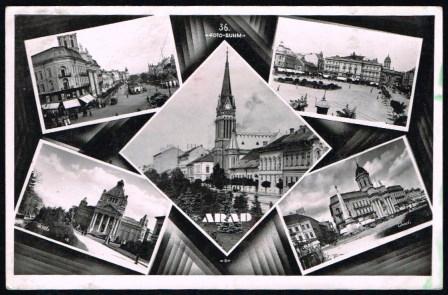 Arad; City in Romania (Real Photo Postcard)