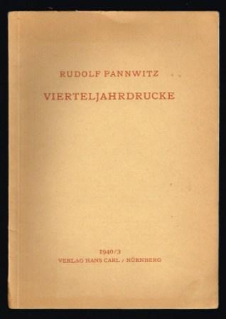 Vierteljahrdrucke; 9 Issues