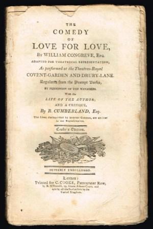 The Comedy of Love for Love