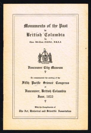 Monuments of the Past in British Columbia