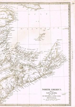 Nova Scotia; Map of North America: Sheet 1 Nova Scotia with Part of New Brunswick and Lower Canada, 1832