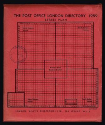 The Post Office London Directory, 1959: Street Plan
