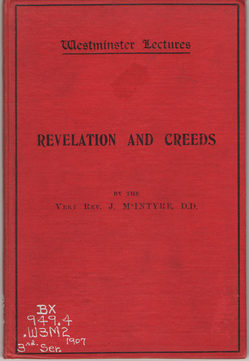 Revelation and Creeds