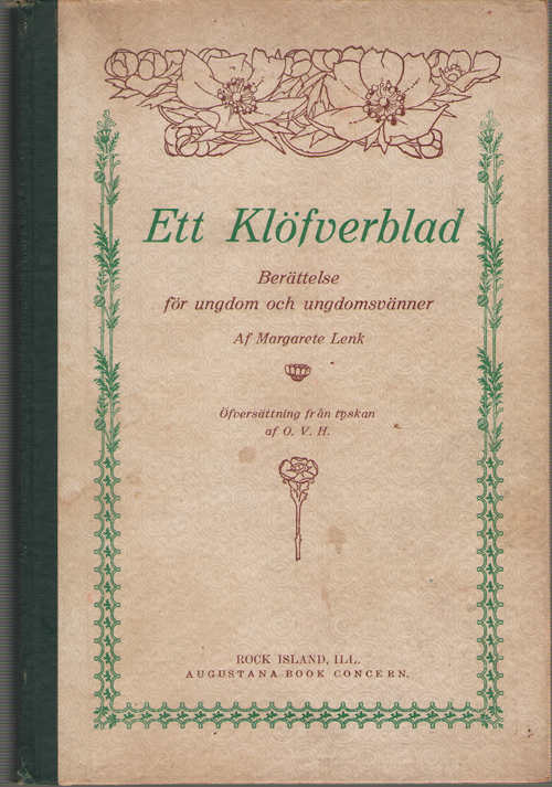 Ett Klofverblad Berattelse for Ungdom Och Ungdomsvanner