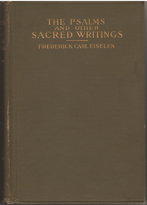 The Psalms and Other Sacred Writings