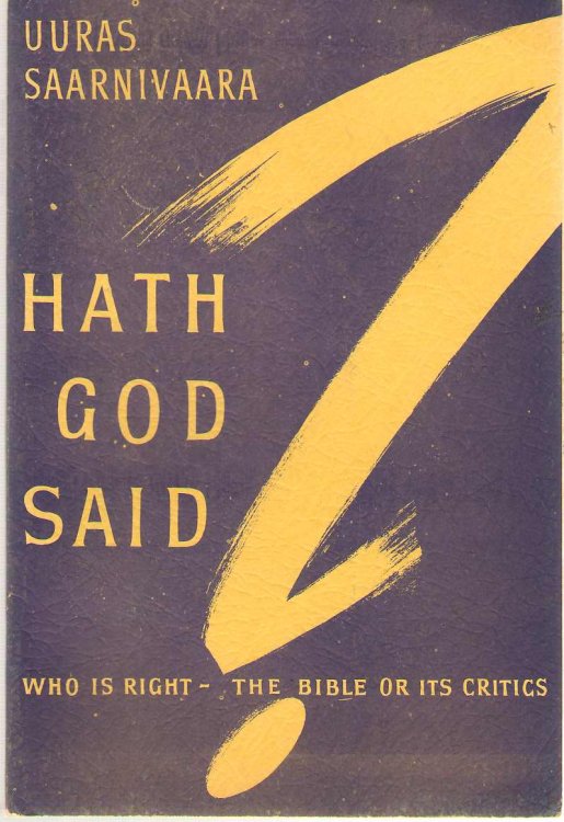 Hath God Said Who is Right - God or the Liberals