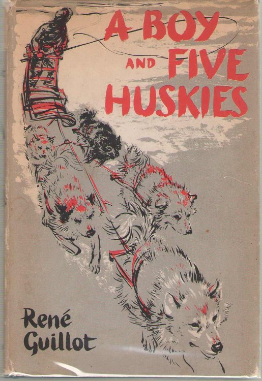 A Boy and Five Huskies