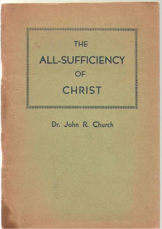 The All-sufficiency Of Christ