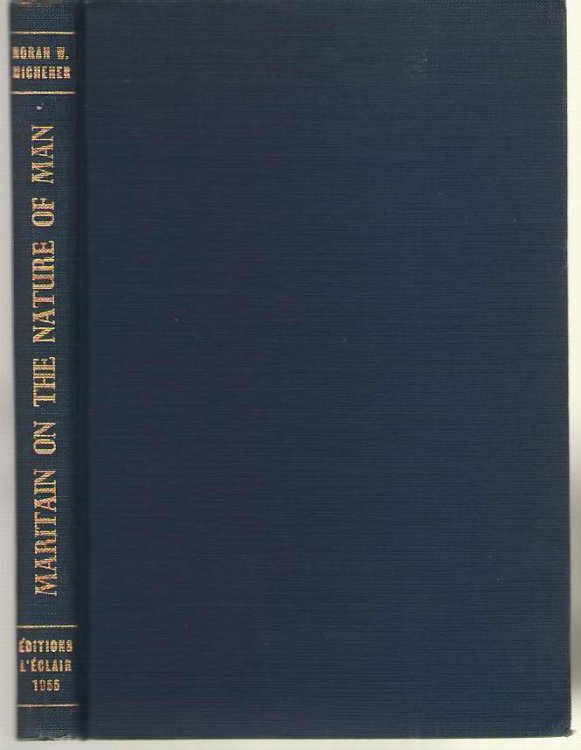 Maritain On The Nature Of Man In A Christian Democracy