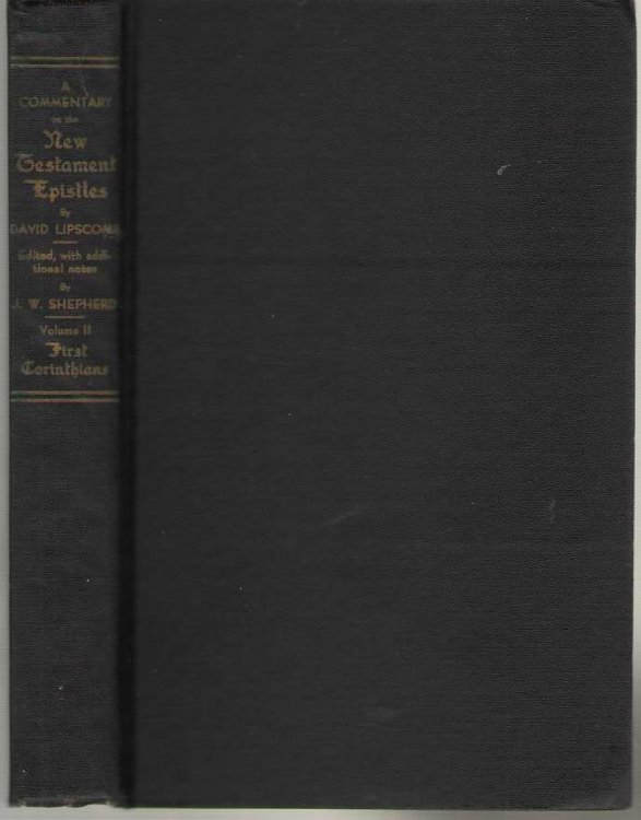 A Commentary On The New Testament Epistles First Corinthians