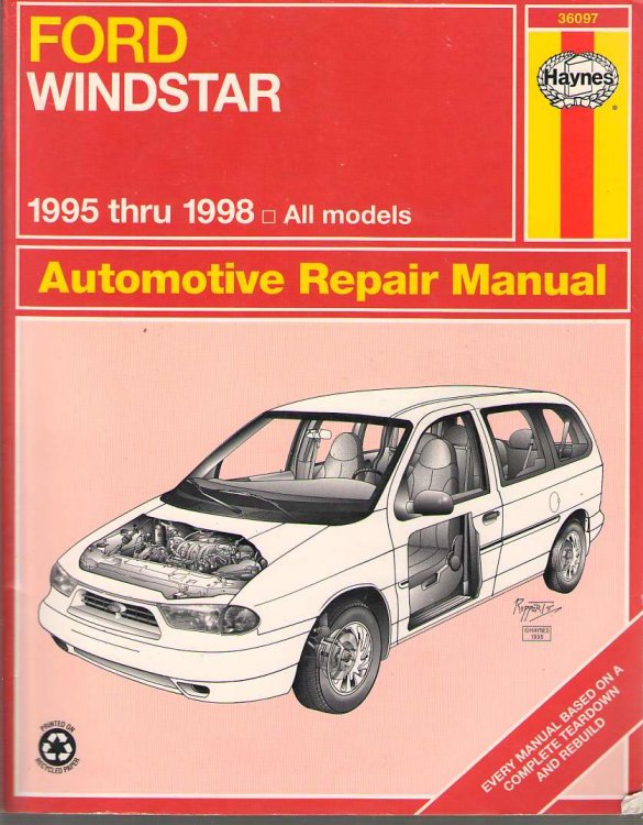 Ford Windstar Automotive Repair Manual Models Covered : All Ford Windstar Models 1995 Through 1998