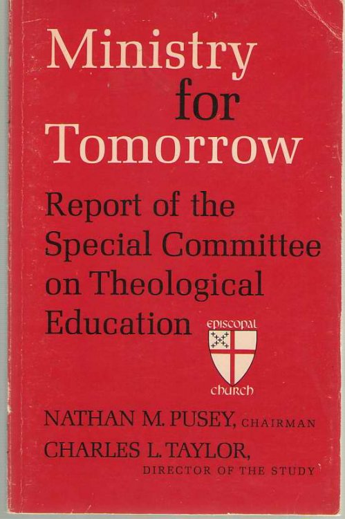 Ministry For Tomorrow Report of the Special Committee on Theological Education