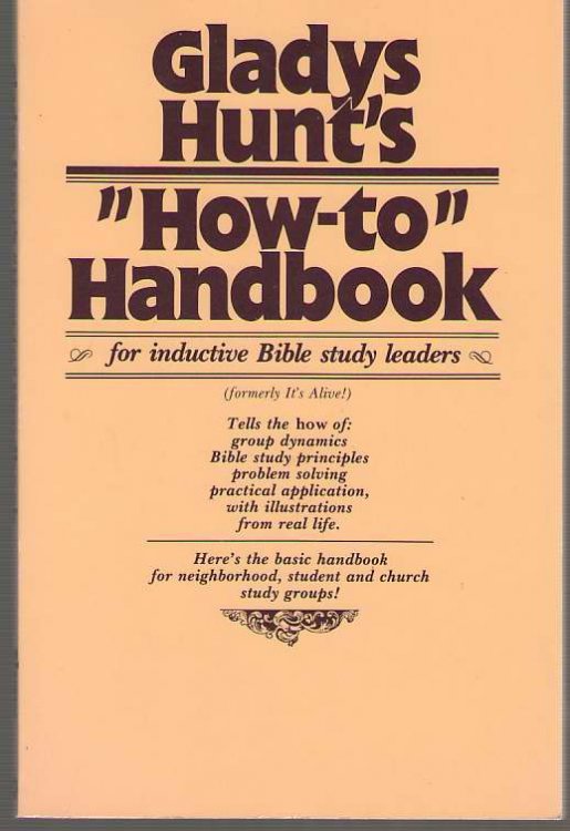 How to Handbook for Inductive Bible-Study Leaders