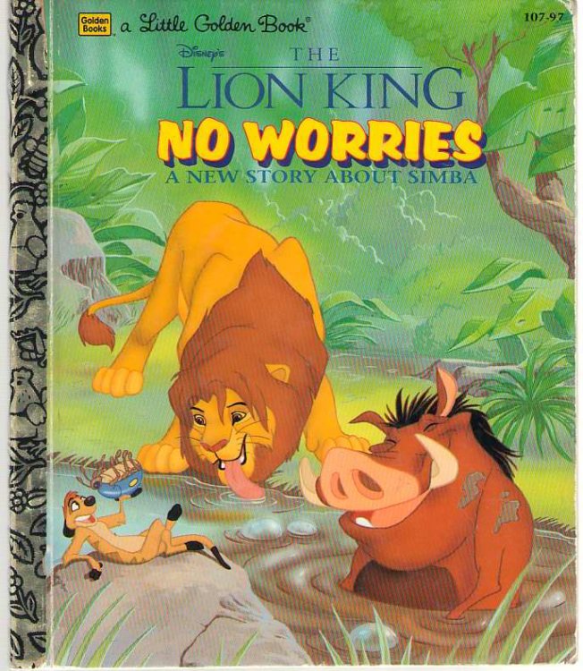 Disney's The Lion King No Worries: A New Story About Simba